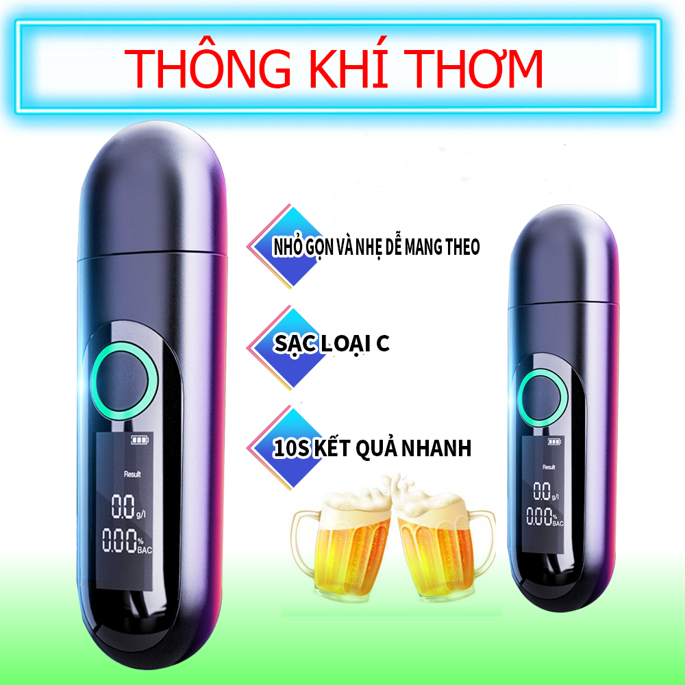 Máy đo nồng độ cồn kỹ thuật số xách tay Máy đo nồng độ cồn breathalyzer