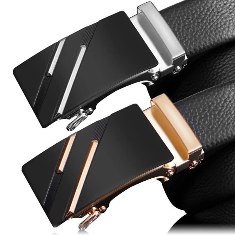 Thắt lưng nam da cao cấp khoá kim loại tự động phong cách Hàn Quốc - Dây lưng nam TL27 (Tặng kèm nhẫn bất kỳ)