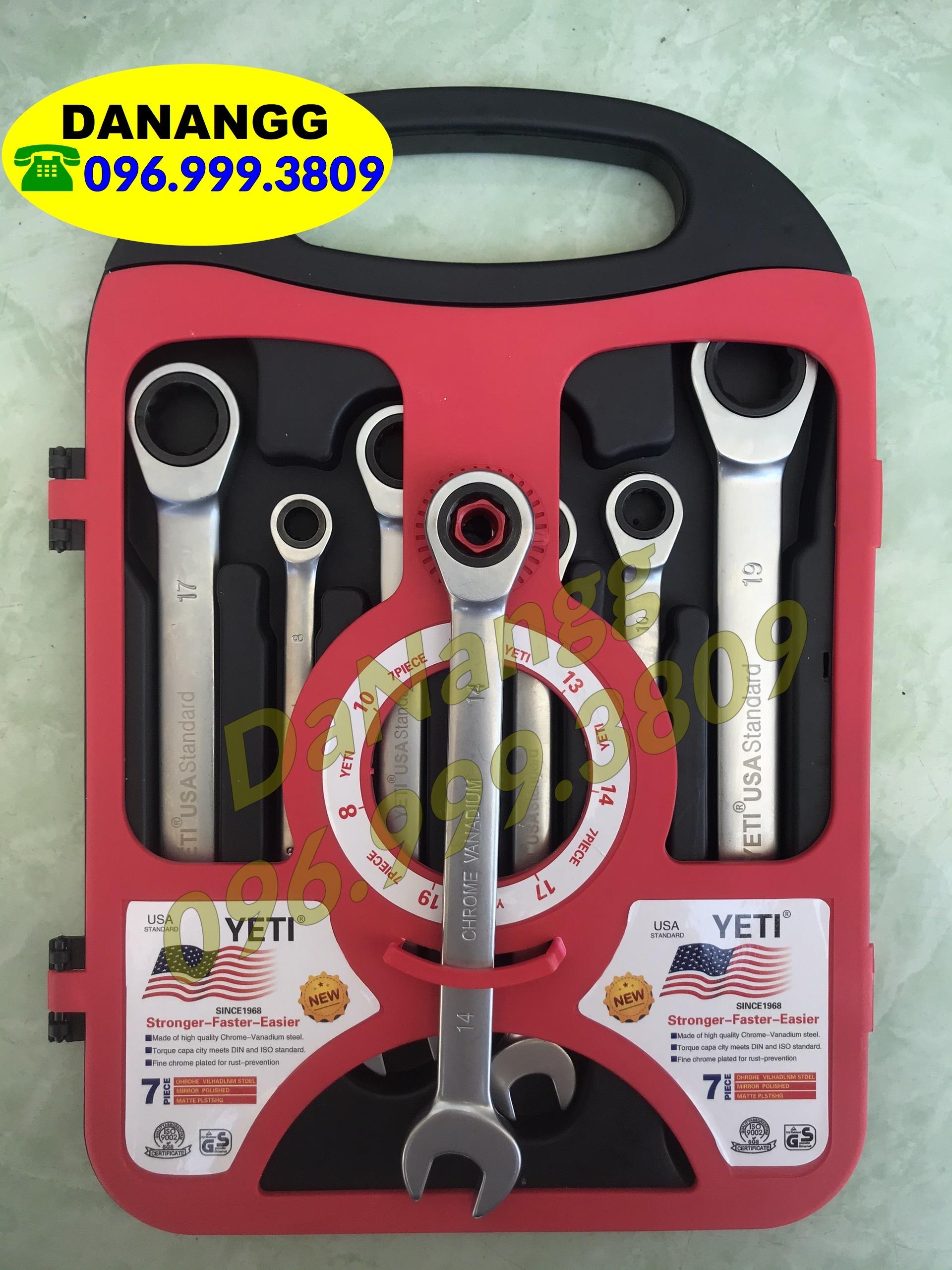 Bộ clê tự động 7 pc 8 - 19 yeti usa