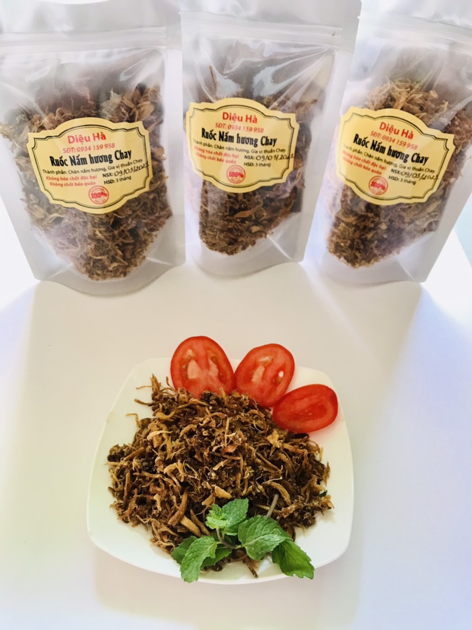 [HCM]RUỐC NẤM HƯƠNG CHAY nhà làm 300gr