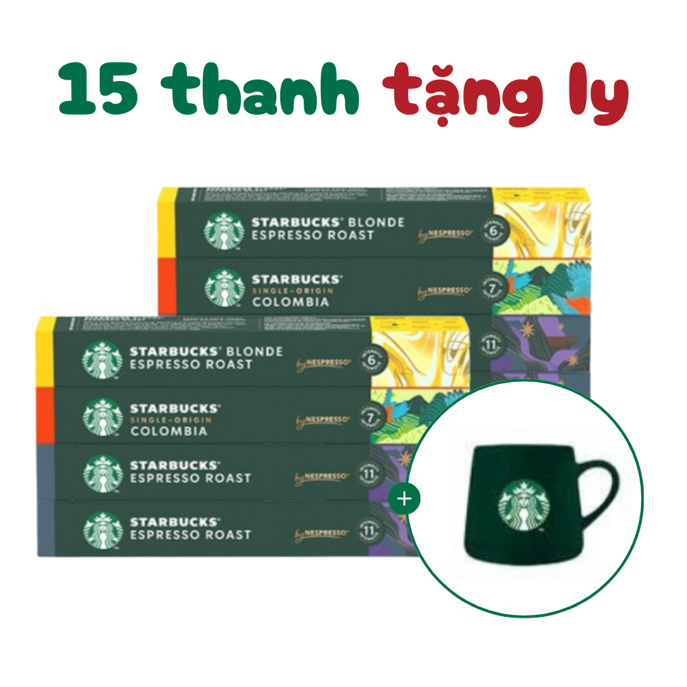 Starbucks Viên nén cà phê Nespresso capsule 16 vị espresso lungo illy (starbucks Korea)