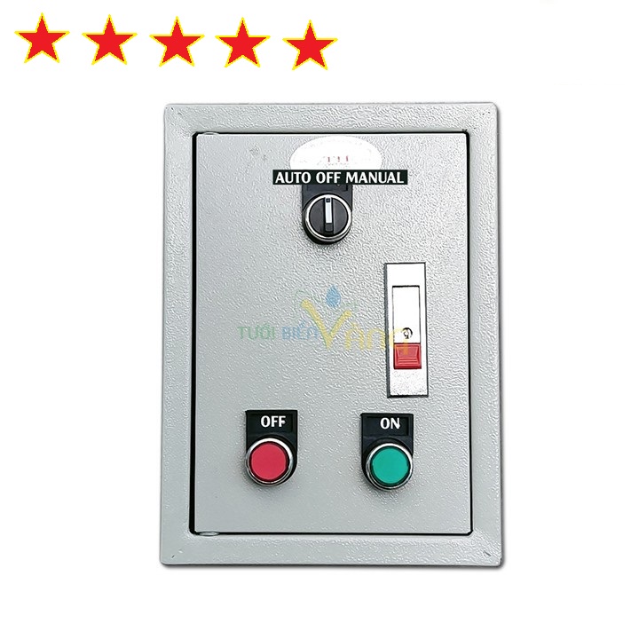 Điều khiển bơm tưới cây hoặc thiết bị điện công suất tới 3hp lắp đầy đủ trong tủ điện có chế độ hẹn giờ tự động
