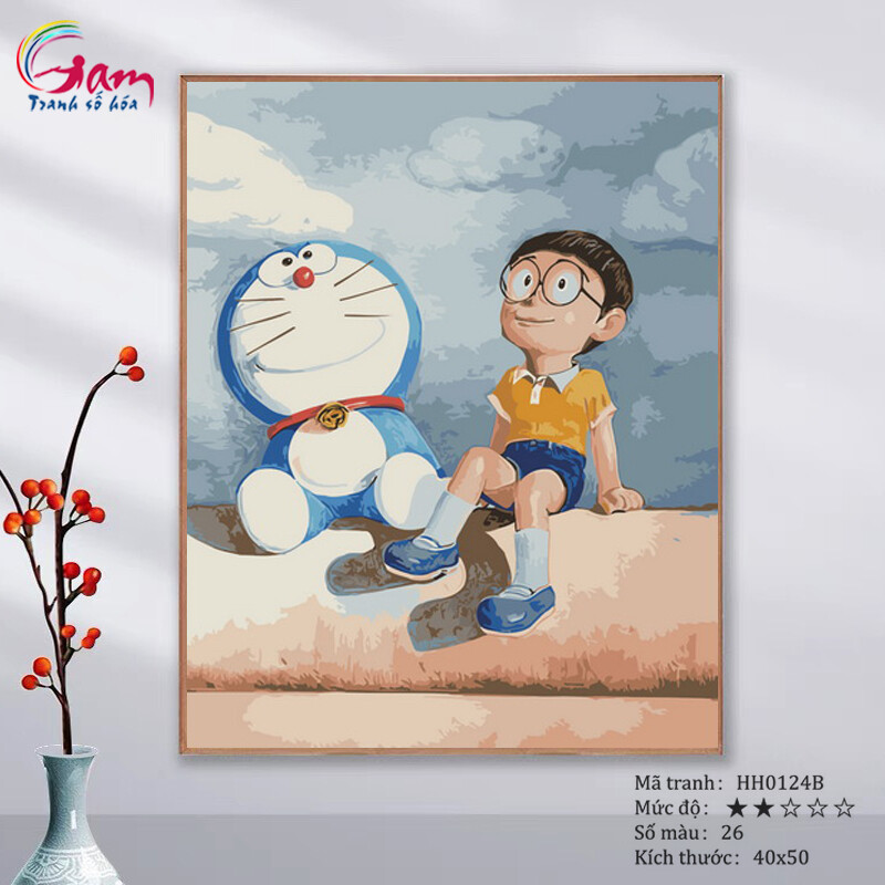 Tranh tô màu Nobita siêu đáng yêu dành cho bé tập tô  Trung Tâm Đào Tạo  Việt Á