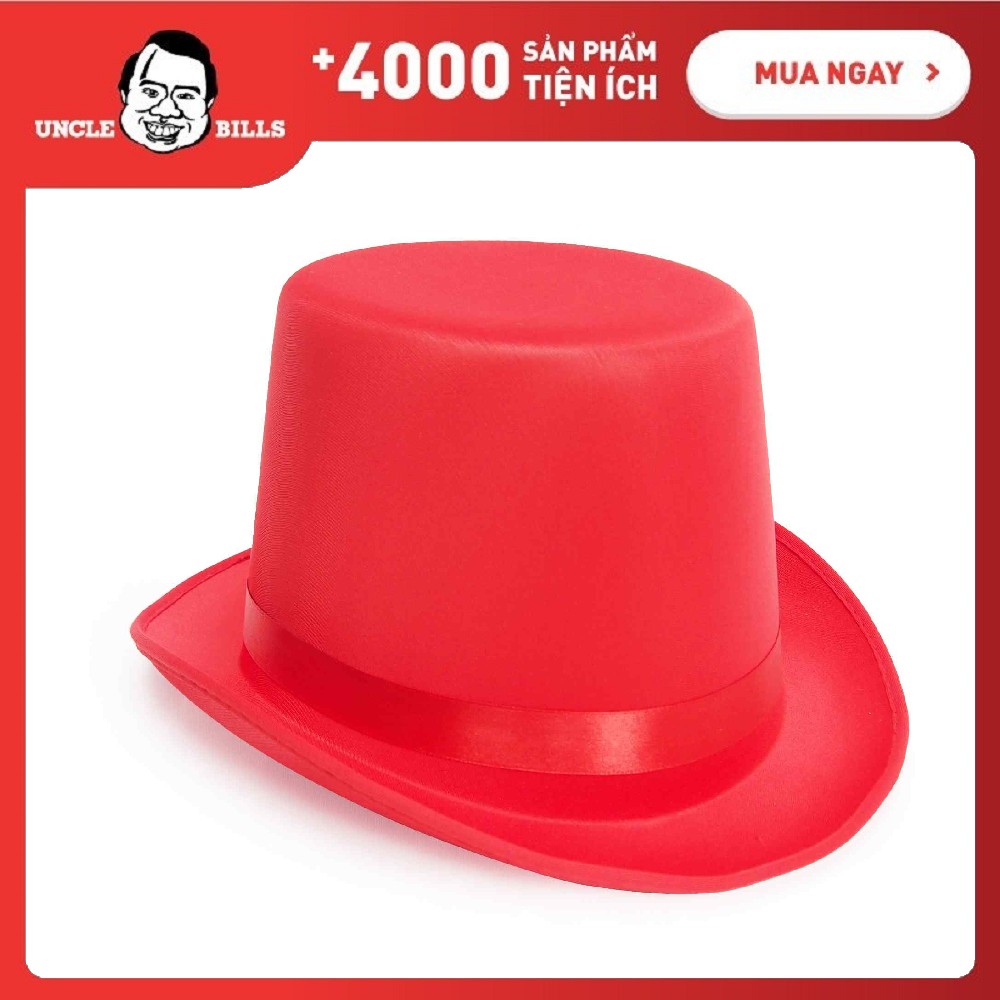 Nón chóp bằng vải màu đỏ ubl yd0051