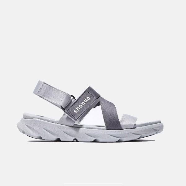 Sandal Shondo F6 sport đế xám ombre xám đậm F6S2120