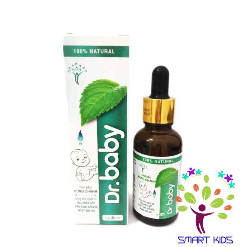 Tinh dầu húng chanh dr baby cho bé 30ml