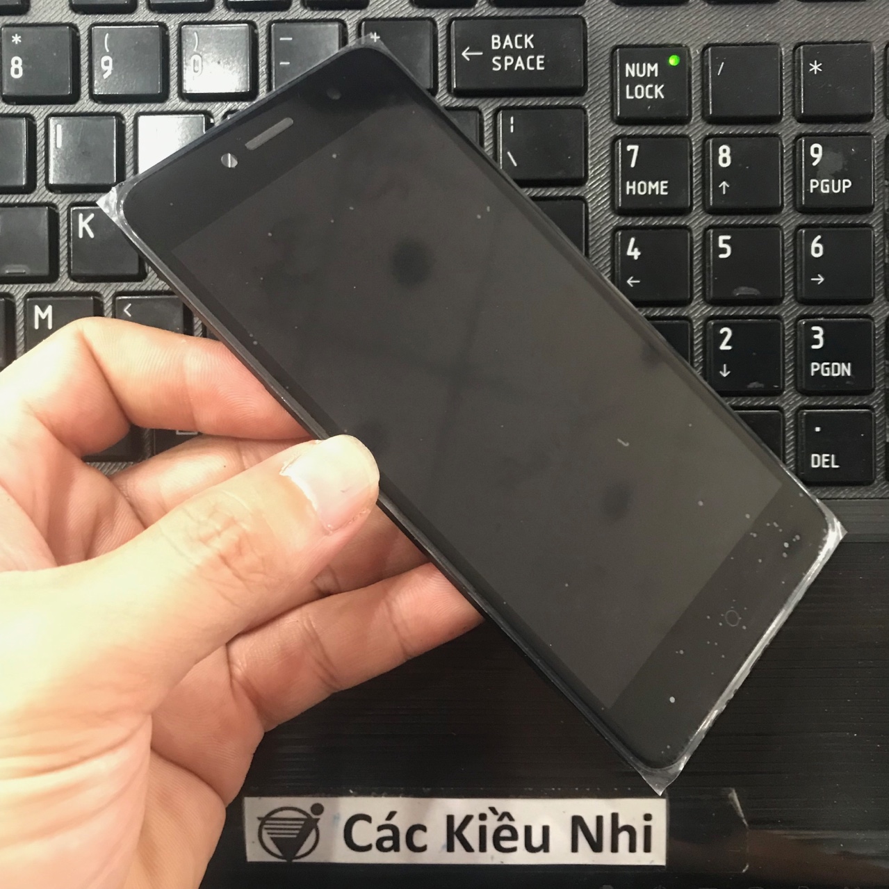 Itel S41 Màn hình cảm ứng bộ liền khung zin chính hãng black
