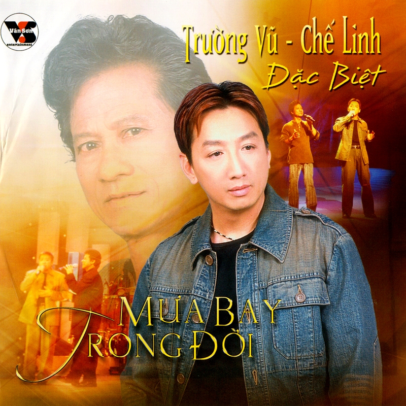 Đĩa cd nhạc vàng trường vũ - chế linh - mưa bay trong đời