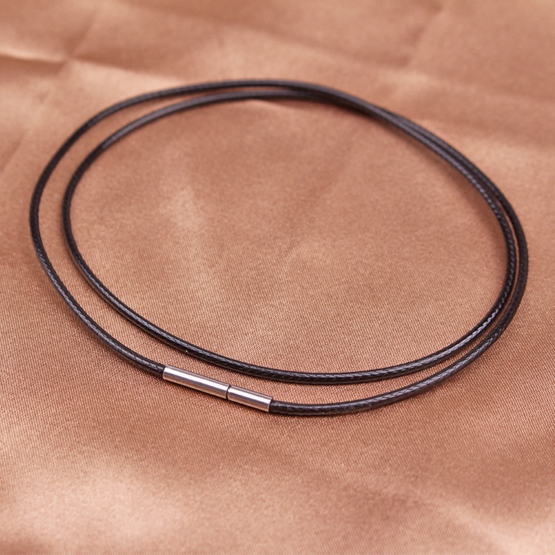 GIÁ SỈ Dây da đeo cổ, dây chuyền đeo cổ móc khóa titan - Hàng loại 1 siêu chắc chắn PH939