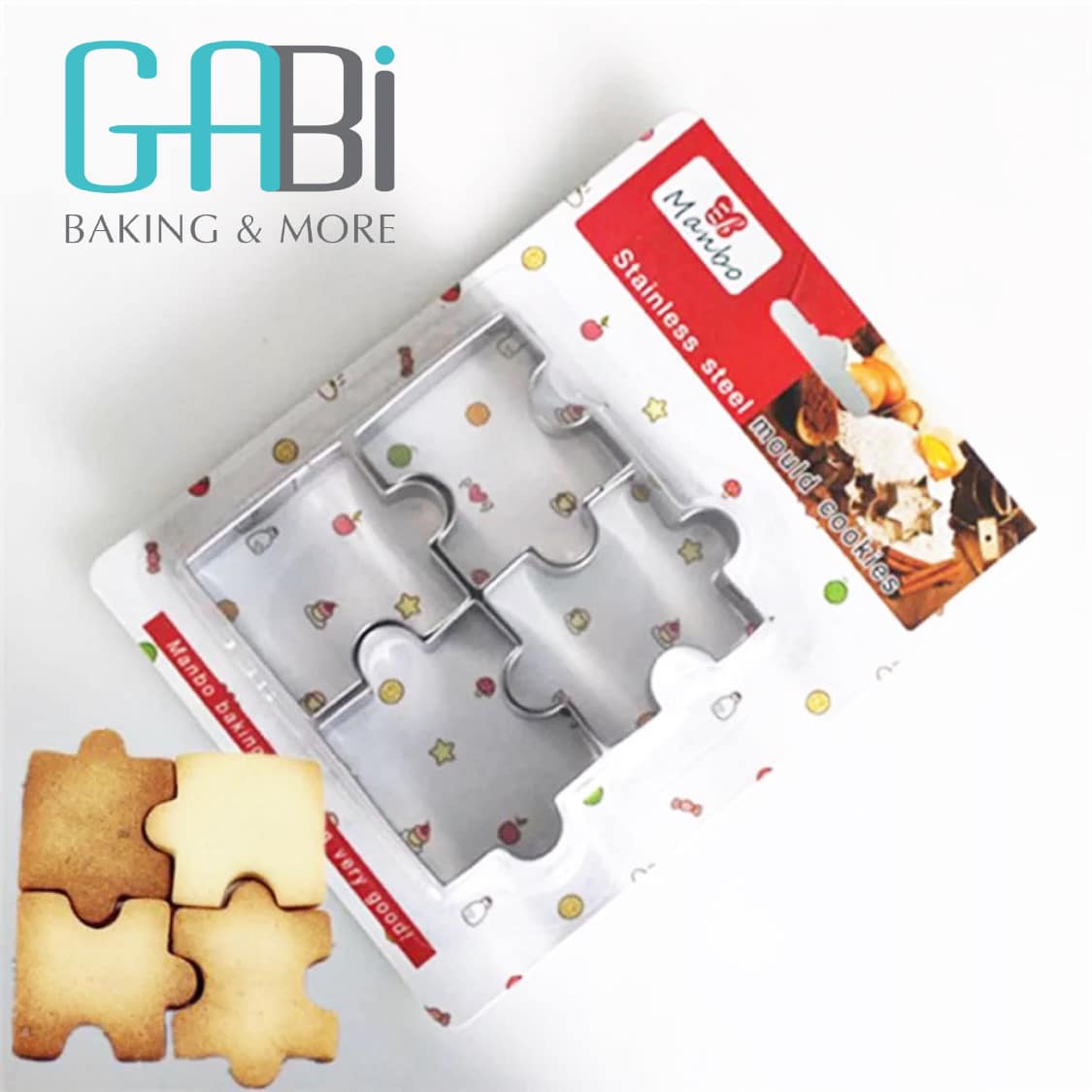 Bộ khuôn cắt cookie inox 4 mảnh ghép