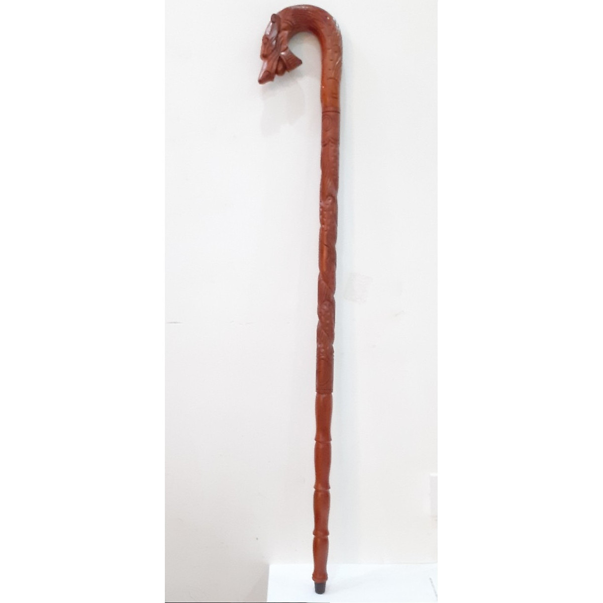 Gậy Gỗ Hương Chống Đầu Rồng Cho Ngươi Già