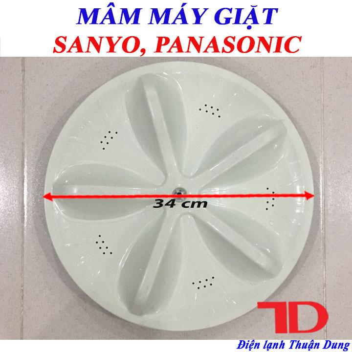 Mâm Máy Giặt SANYO, PANASONIC 34 cm và 38 cm Điện Lạnh Thuận Dung