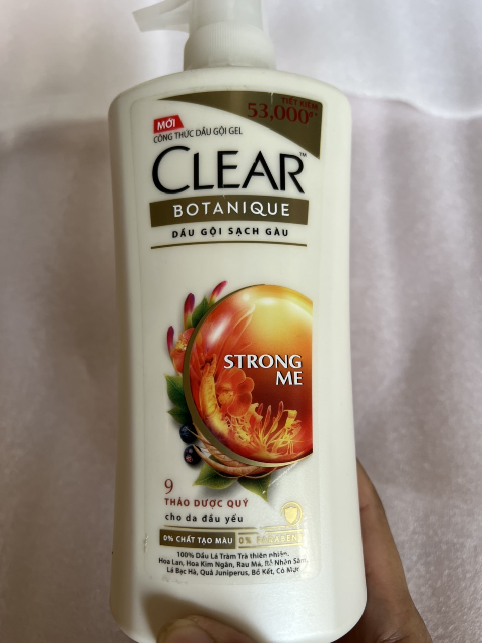 Dầu gội sạch gàu Clear Botanique 9 thảo dược quý