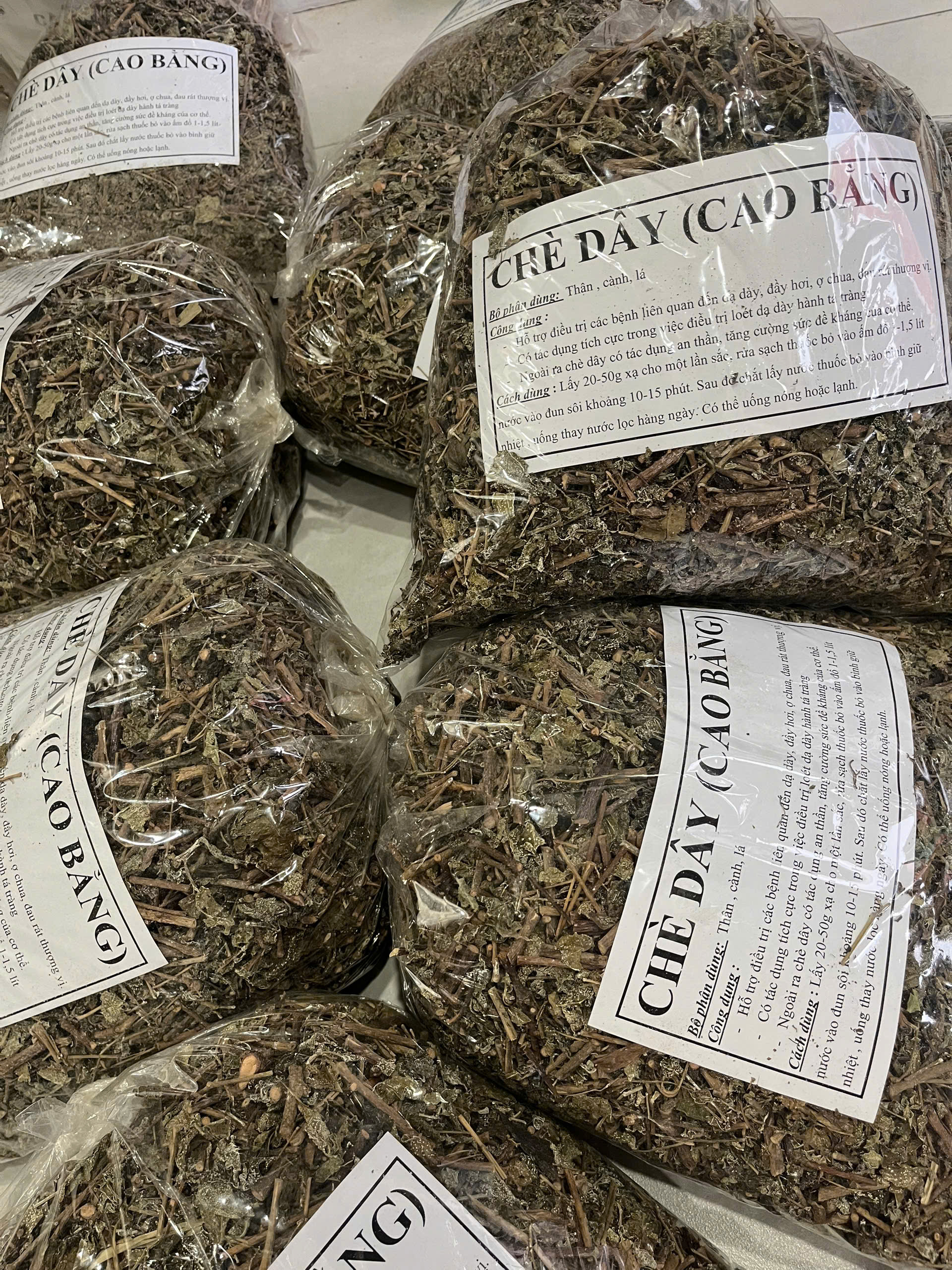 1kg Chè dây tuyết khô nguyên chất, thảo mộc tự nhiên, chè dây rừng sạch dungf pha trà. Chè dây sapa tốt cho dạ dày
