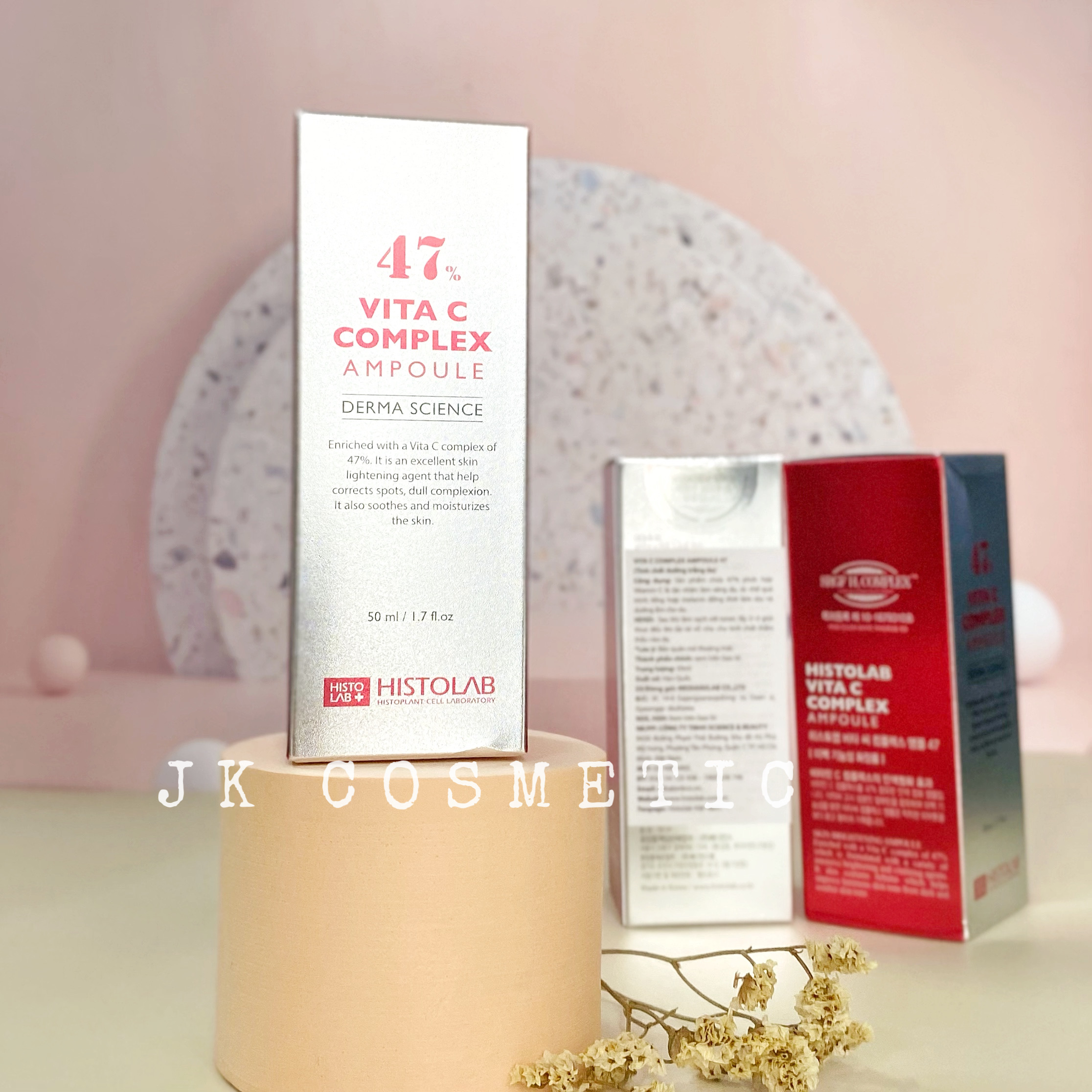 TINH CHẤT DƯỠNG TRẮNG DA - VITA C COMPLEX AMPOULE 47% HISTOLAB