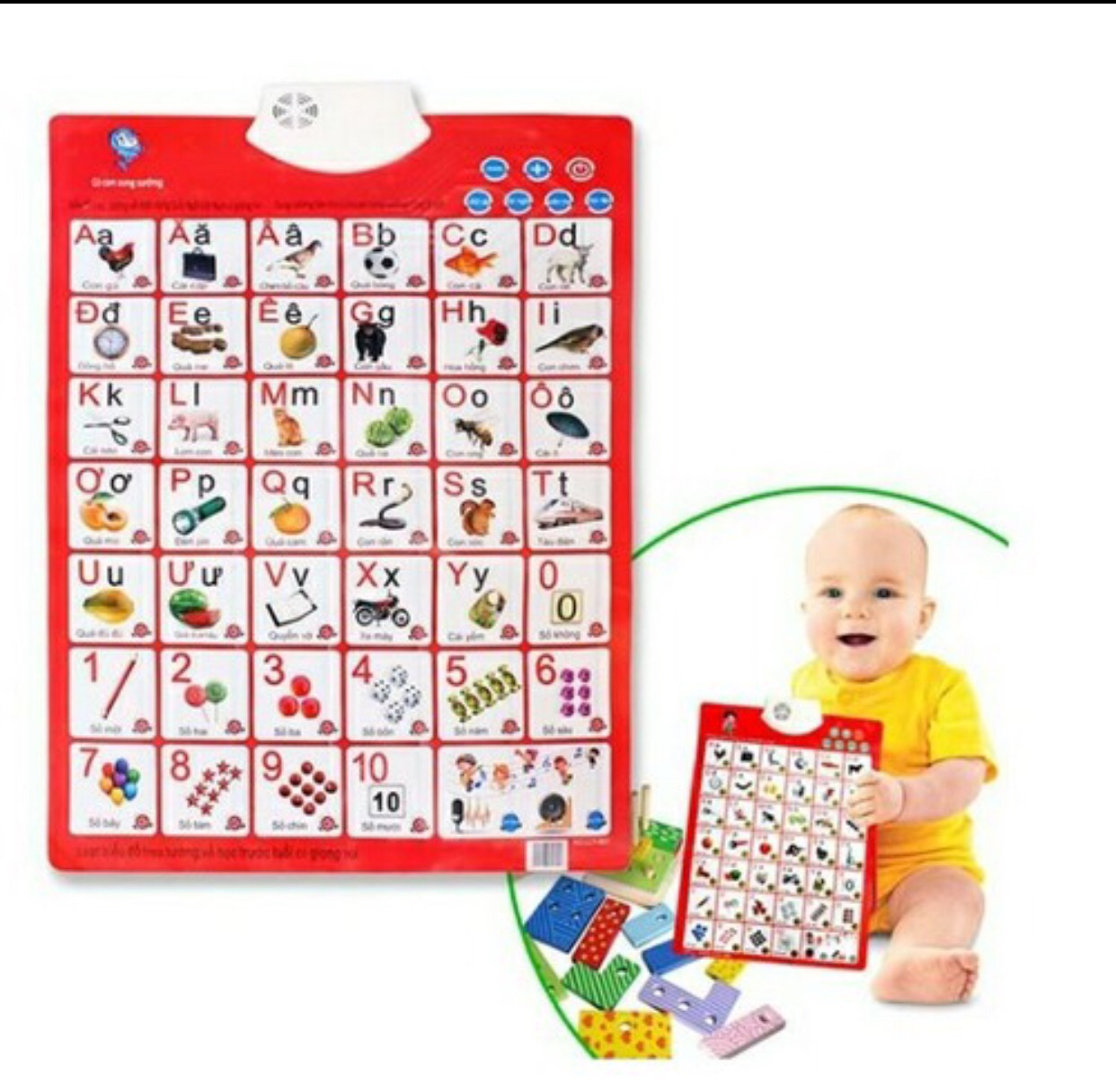 Bảng chữ cái điện tử nói thông minh cho bé yêu