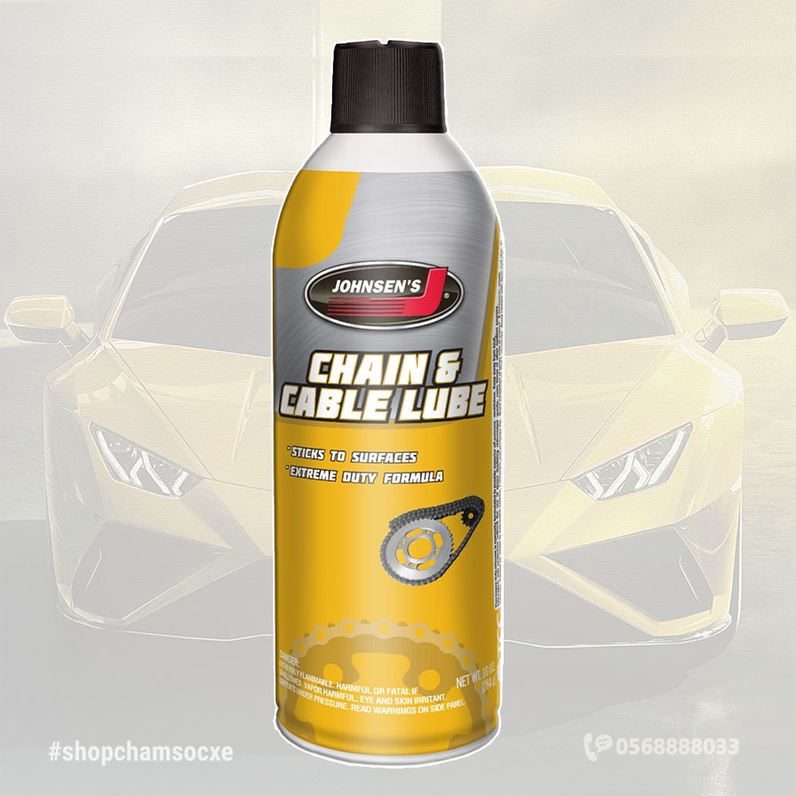 Dầu bôi trơn bảo dưỡng sên xích xe máy Chain Lube Johnsen hàng Mỹ