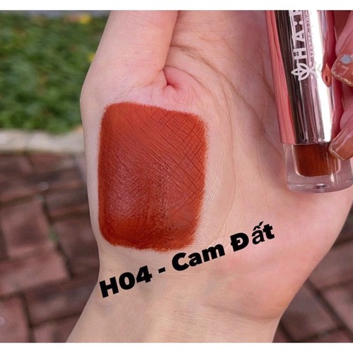 Son hapy chính hãng siêu lì bền màu 12h - màu h04 cam đất