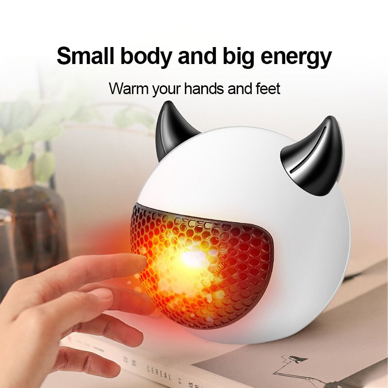 Quạt Sưởi Ấm Mùa Đông Mini Hình Thú Công Suất 500W, Máy Sưởi Giữ Ấm Mùa Đông, Máy Sưởi Mini Cho Gia Đình, An Toàn Khi Sử Dụng