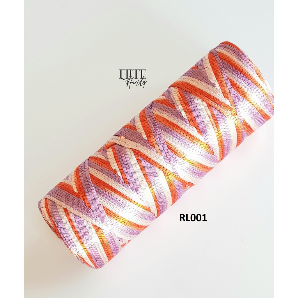 Sợi dệt ribbon loang - dùng cho túi & nón handmade