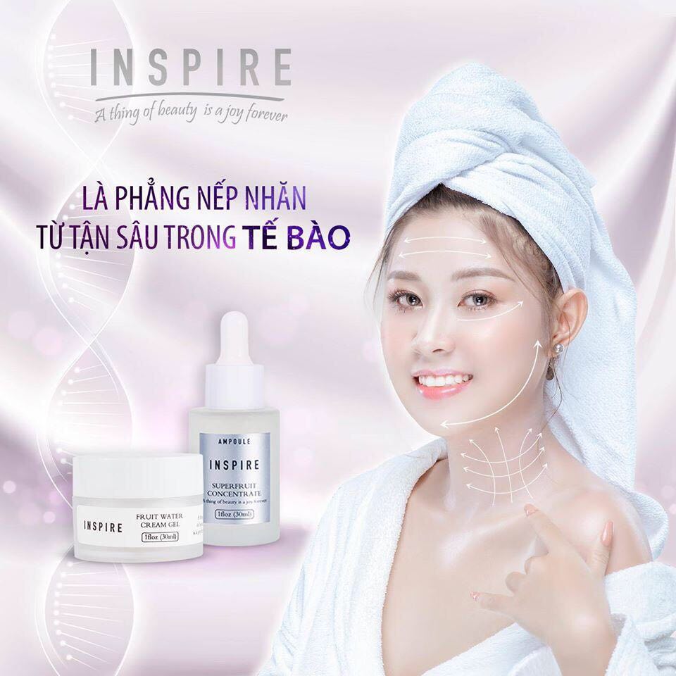 COMBO KEM GEL TRÁI CÂY - TINH CHẤT TRÁI CÂY CÔ ĐẶC INSPIRE