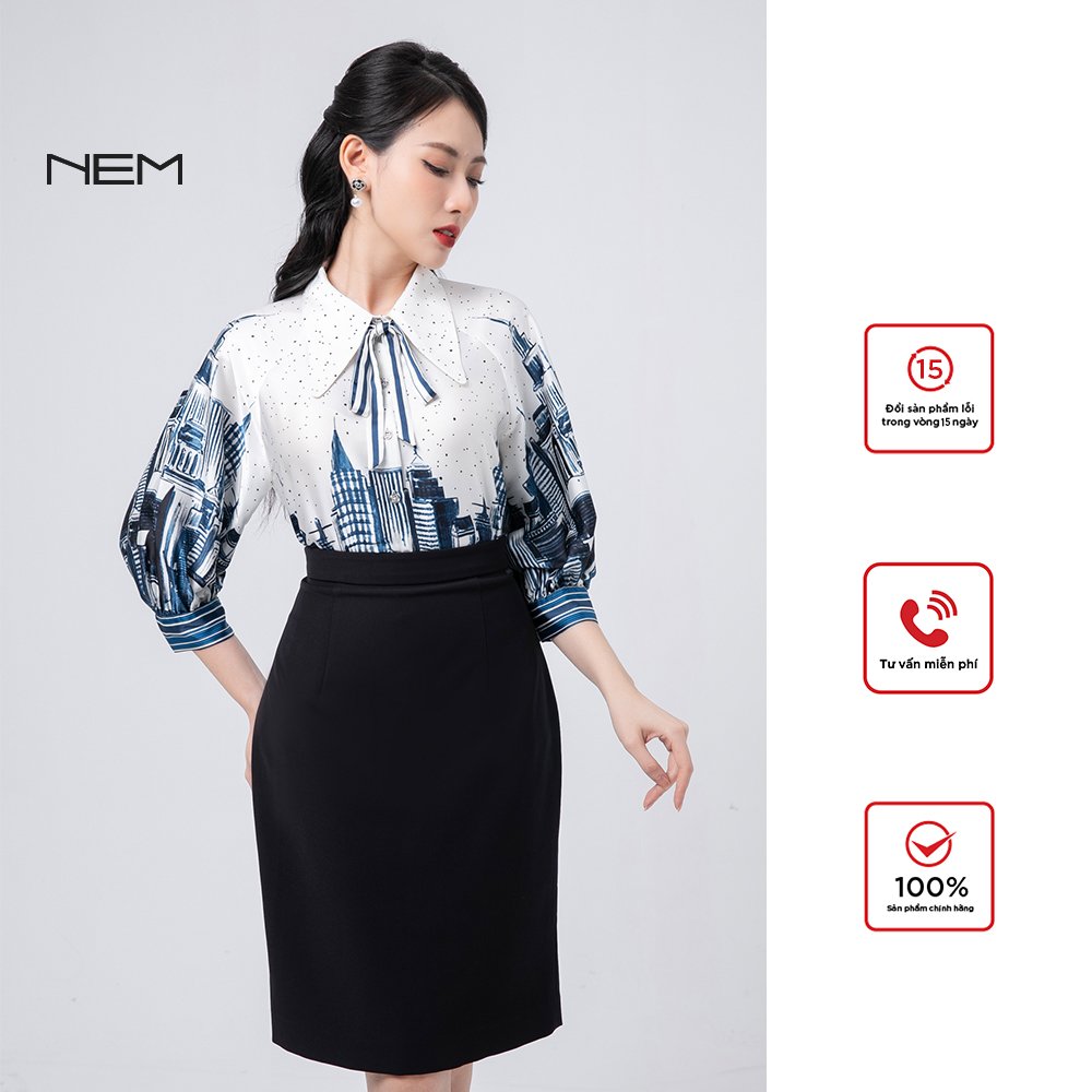 Sơ mi thiết kế công sở NEM Fashion SM41912