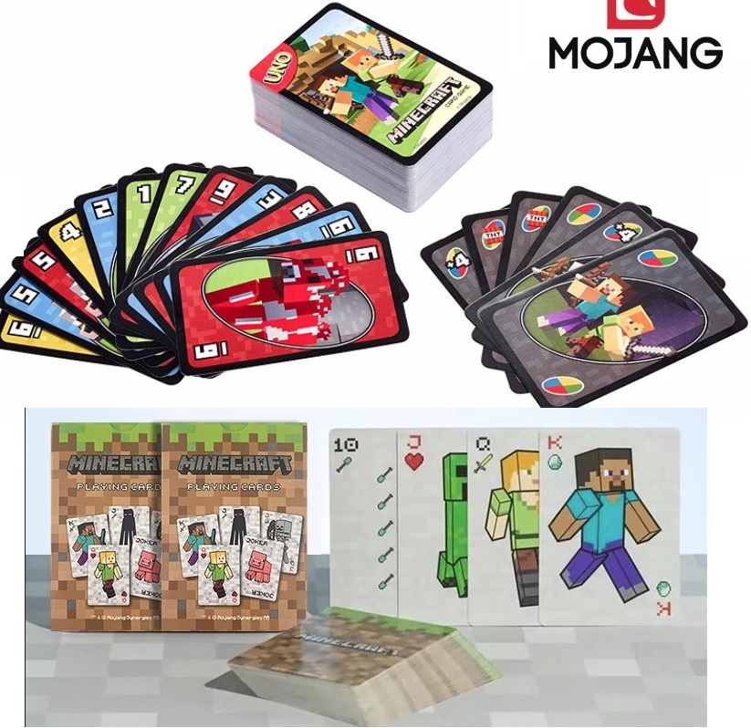 Hot Sale Đồ chơi bài tây bài uno minecraft chính hãng