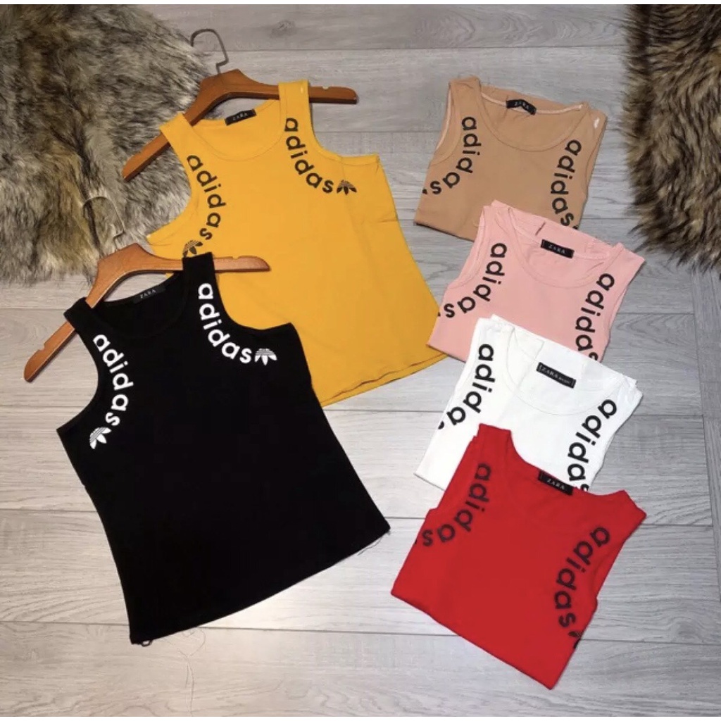 Áo ba lỗ ngược, áo croptop viền chữ thun cotton co giãn 4 chiều