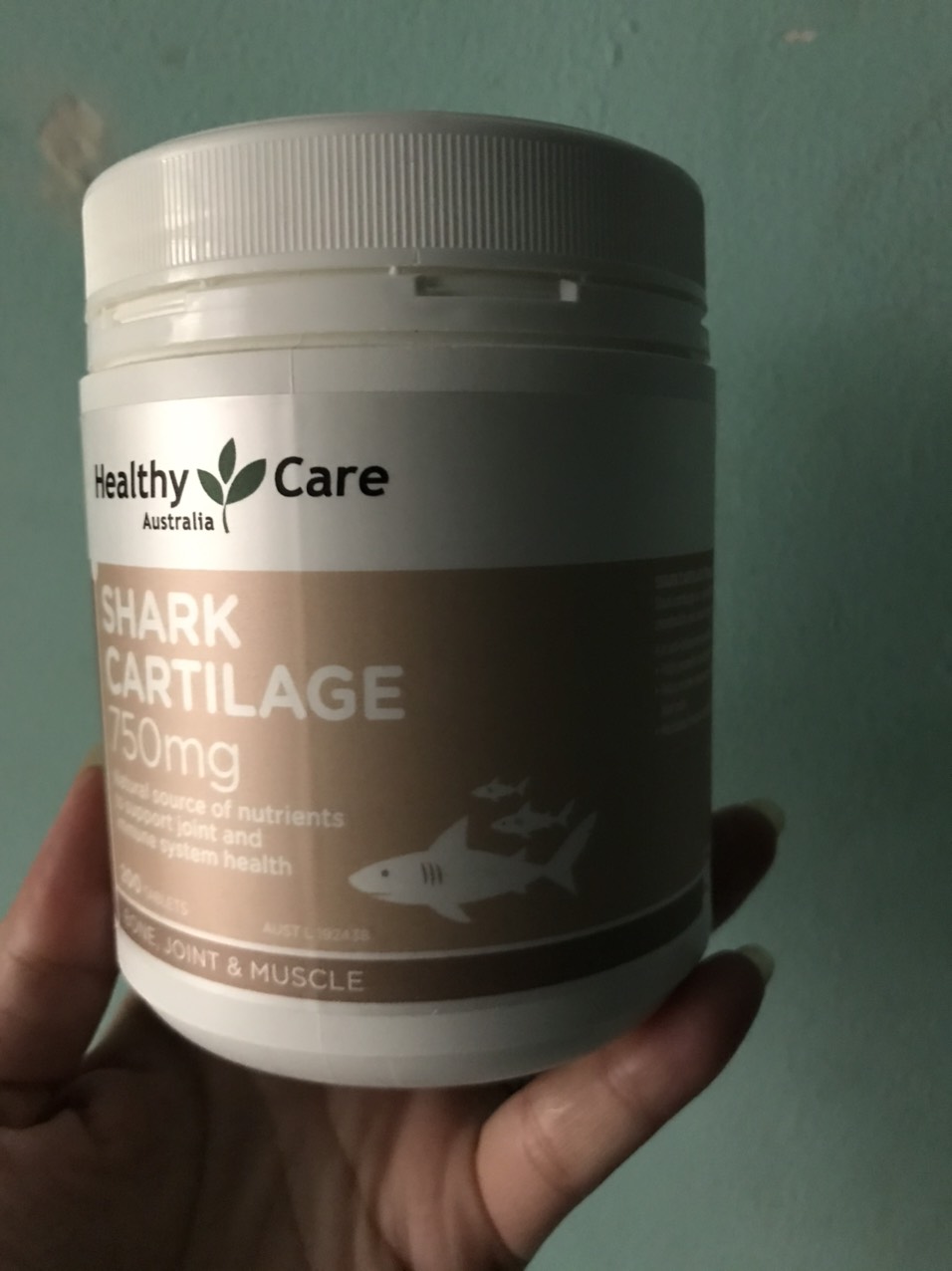 [HCM]Sụn vi cá mập Healthy Care Shark Cartilage 750mg 200 viên Úc