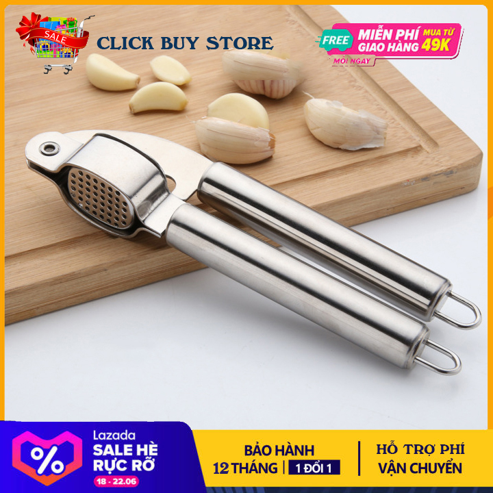 Máy ép tỏi, máy ép tỏi bằng tay, dụng cụ ép nhỏ hành tỏi ớt gừng xả hạt macca óc chó siêu nhanh