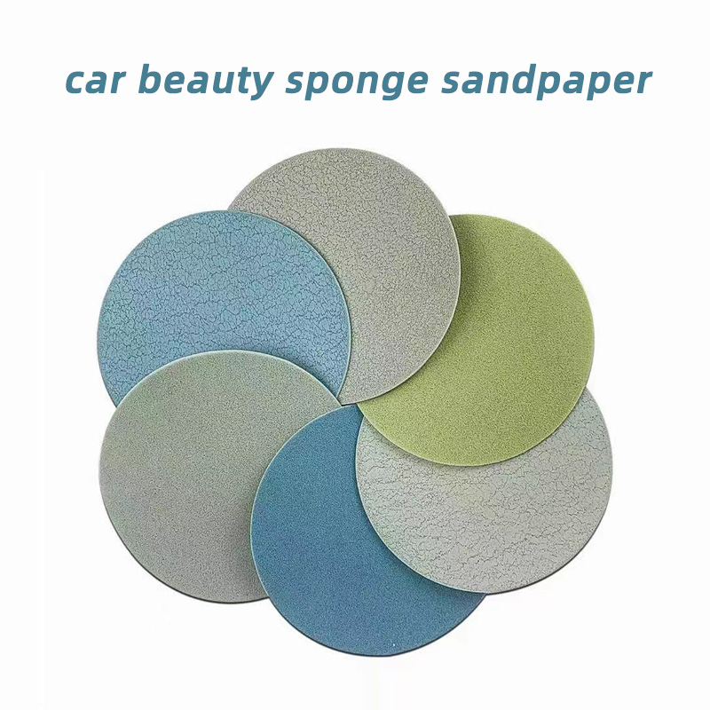 5 cái 6 inch 150 mét kim tự tháp miếng bọt biển đánh bóng tốt giấy mài mòn P3000 lưới thích hợp cho 3m02085 cát flannel