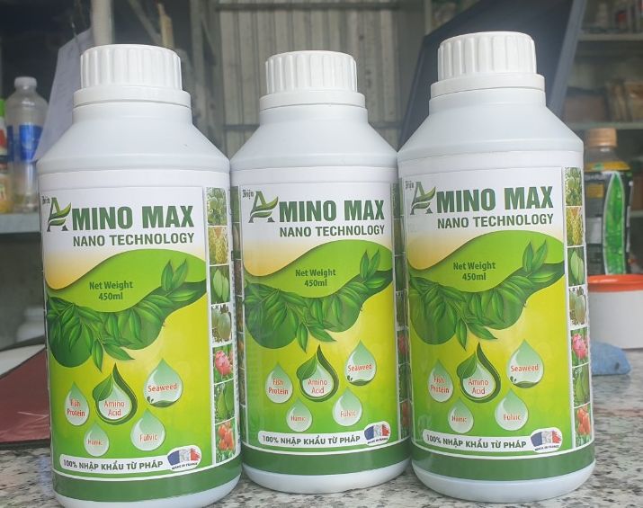 Amino max- bung đọt, mát cây, bóng trái, xanh lá