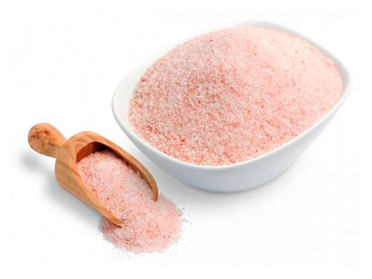 500g muối hồng Himalaya dạng mịn, tẩy tế bào, chăm sóc cơ thể