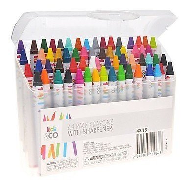 Hộp bút sáp 64 màu cho bé tập tô - 2P - Store