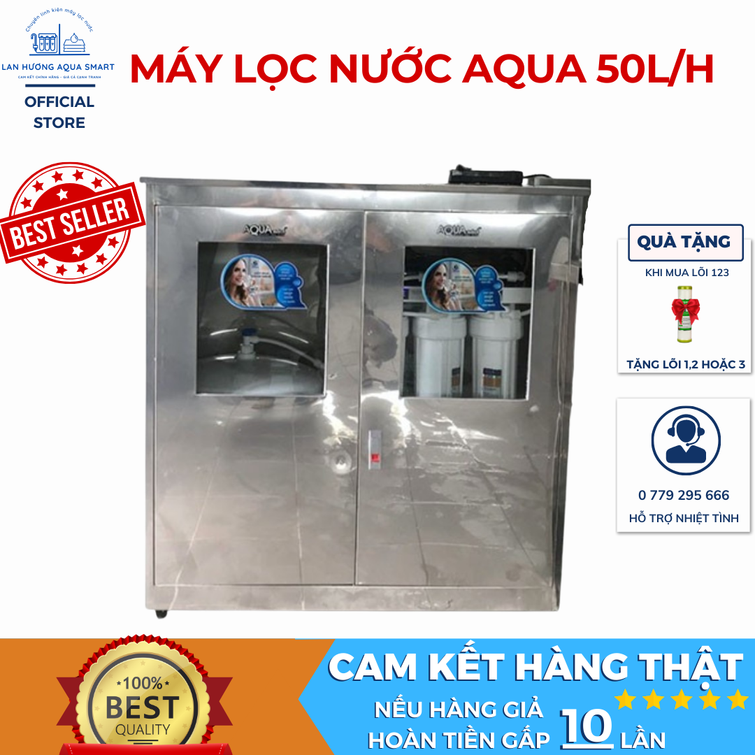 Máy lọc nước koria 50l/h 7 cấp loại bỏ vi khuẩn và tạp chất có hại làm nước tinh khiết hơn