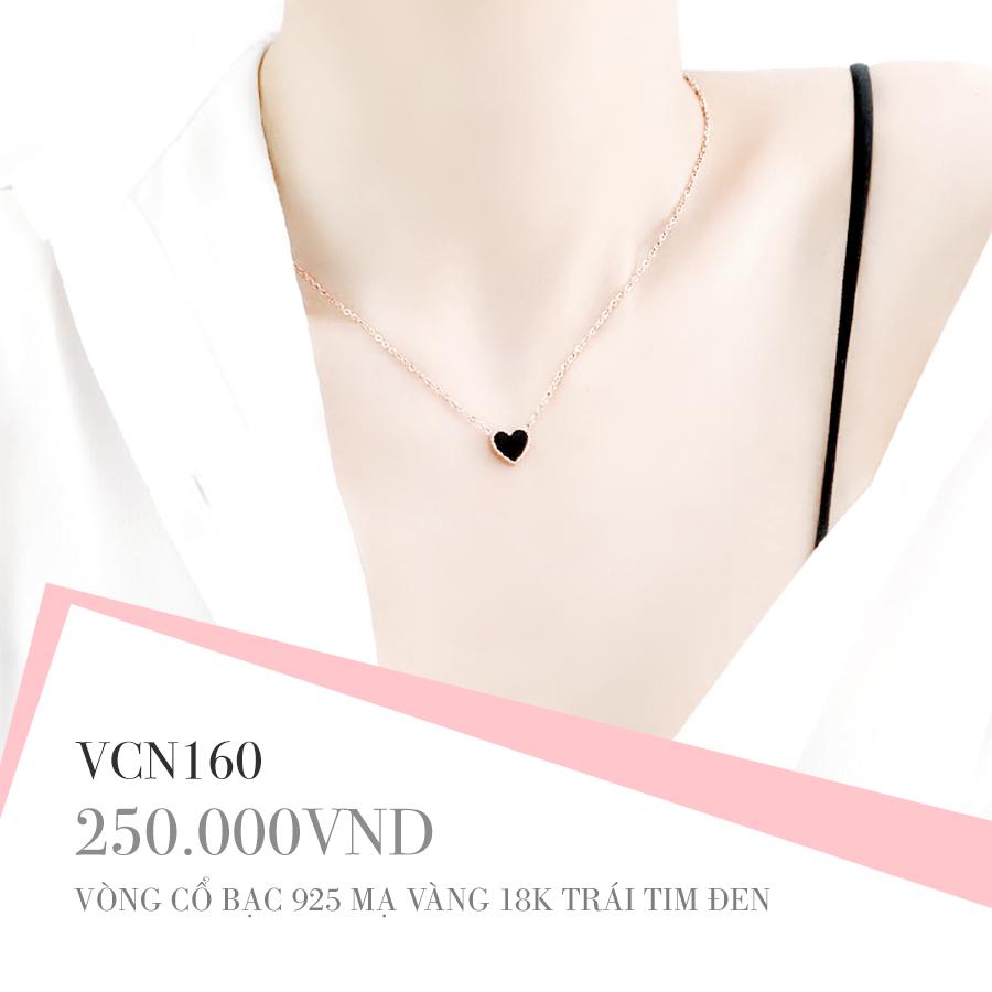 [SIÊU HOT] DÂY CHUYỀN BẠC 925 MẠ VÀNG 18K SANG TRỌNG TRÁI TIM NHỎ ĐỎ ĐEN - DÂY CHUYỀN THỜI TRANG PHONG CÁCH HÀN QUỐC - DÂY CHUYỀN CAO CẤP MẠ VÀNG 18K - CAM KẾT SẢN PHẨM CHẤT LƯỢNG ĐỘ BỀN CAO