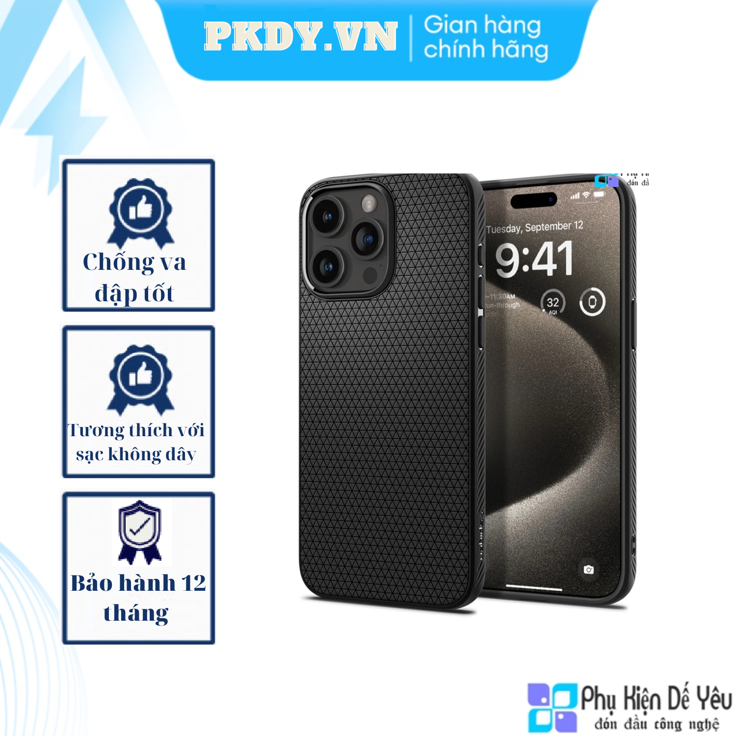 Ốp spigen liquid air cho iphone 15/ 15 pro/ 15 plus/ 15 pro max