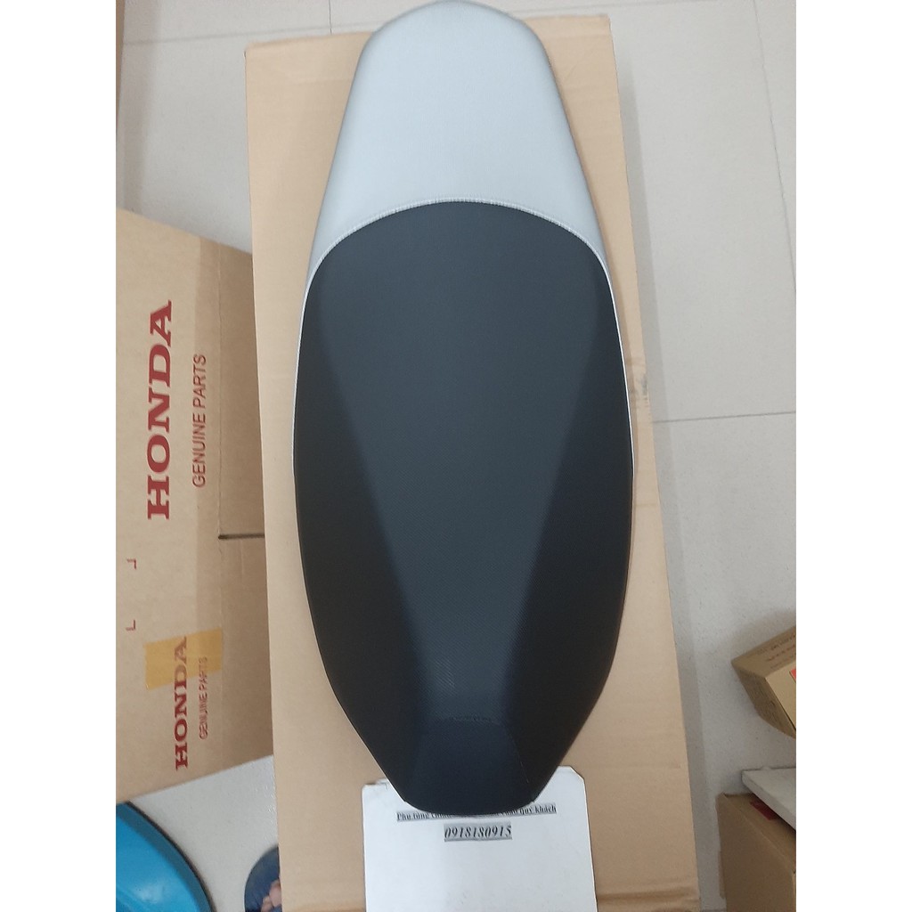 Yên xe ab 125 2016-2019 air blade 2016-2019 honda trắng đen