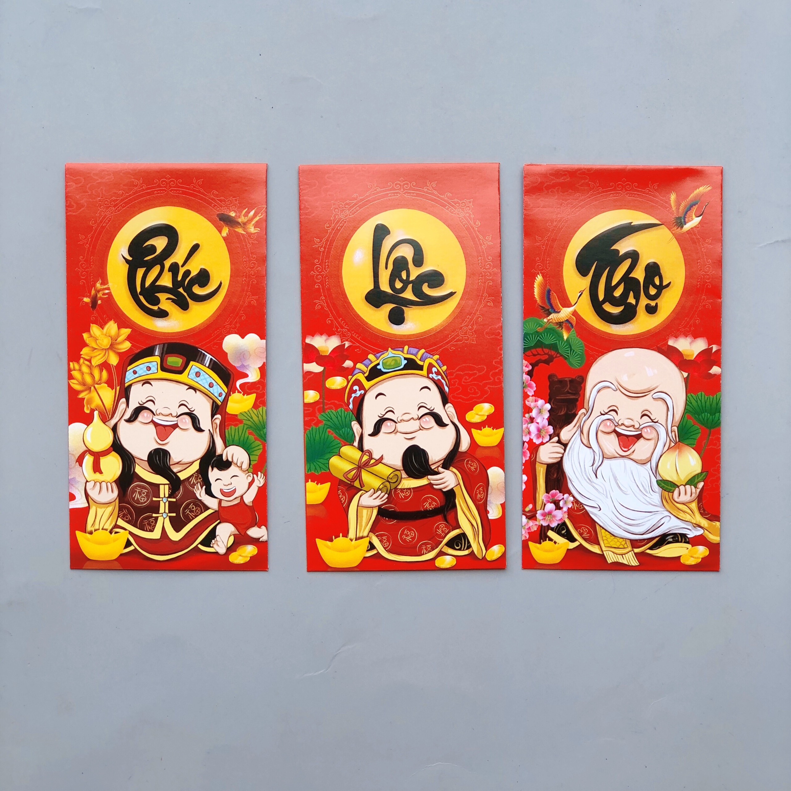 Bao lì xì chúc Tết mẫu ngẫu nhiên Tết 2023