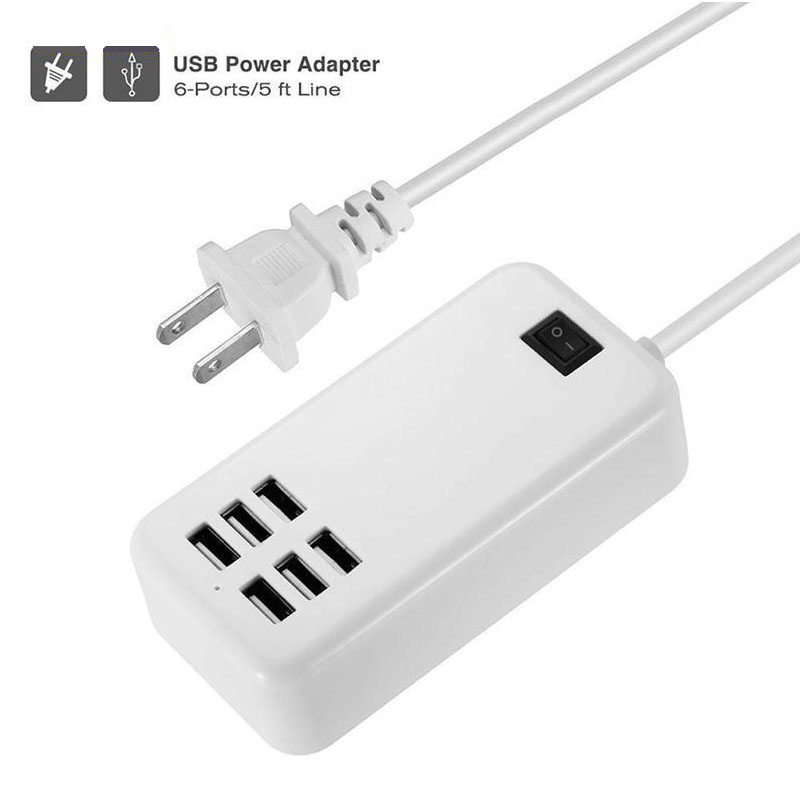 [HCM][ XẢ KHO CỰC SỐC ] Cục Sạc Giá Rẻ Bộ Sạc Chuyên Dụng Bộ Sạc Nhanh Cổng USB 30W Bộ Chia Cổng Sạc Để Bàn Hình Hộp 6A Chữ Nhật Sạc Nhanh Nhiều Thiết Bị Cùng Lúc Đem Đi Mọi Nơi Siêu Tiện Lợi.