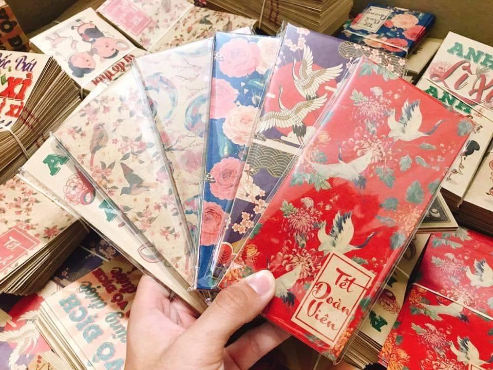 Túi kiếng keo đựng bao lì xì tết size 10x20cm