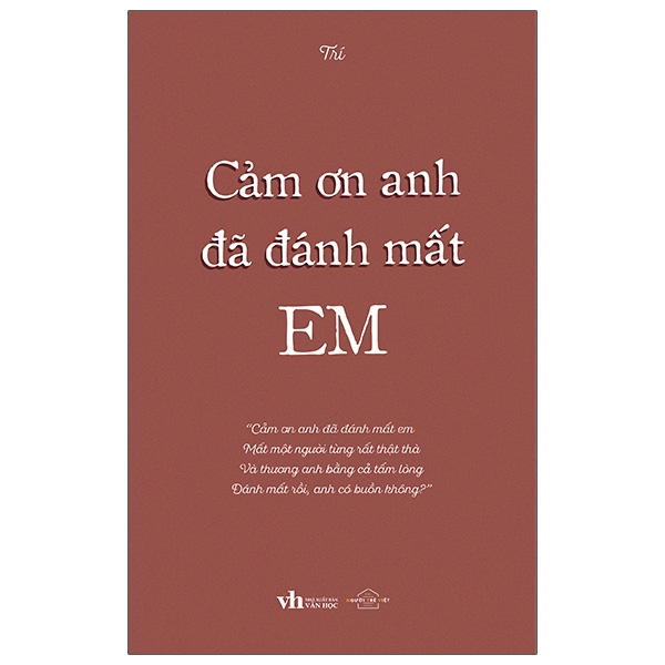Sách - cảm ơn anh đã đánh mất em - trí