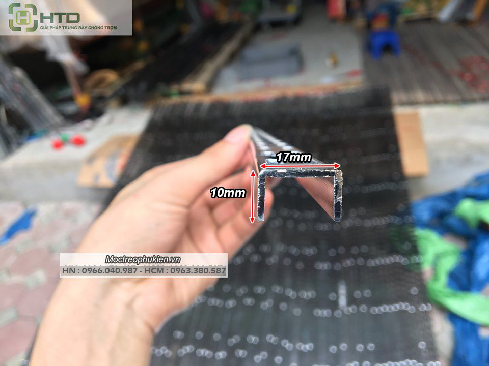 50 Thanh ray gắn tường đơn A2 loại 1m