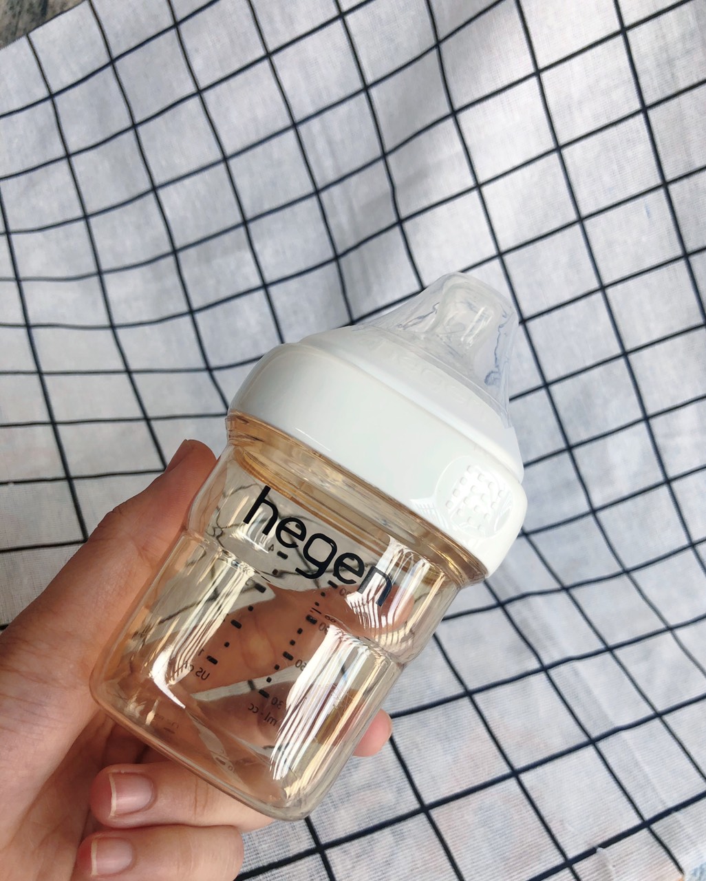 Bình sữa cao cấp Hàn Quốc - Hegen 150ml 97% núm 1