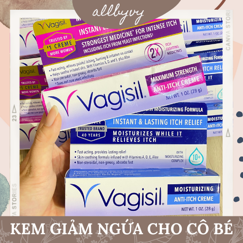 allbyvy | Kem bôi giảm kích ứng cô bé Vagisil
