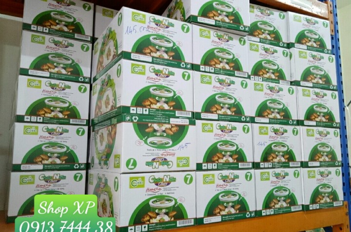 COMBO 2 THÙNG CHÁO NẤM CHAY ĂN LIỀN CHIFOD HƯƠNG XƯA VỊ NẤM 1 Thùng 12 tô (40g)