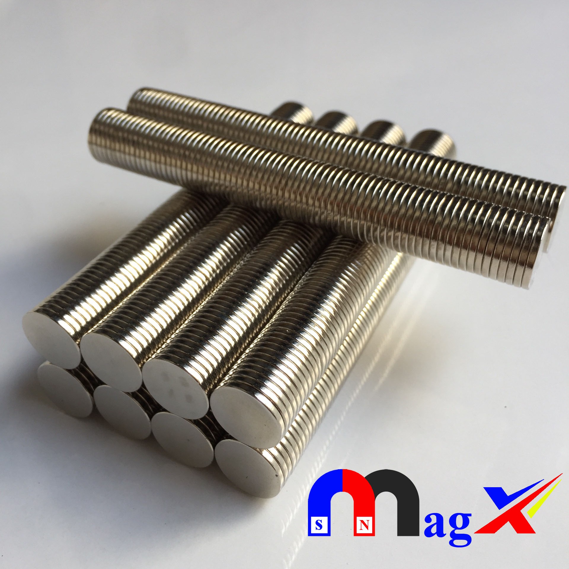 [HCM]Nam Châm Tròn Mỏng Ø14x1mm - Mã N35 Lực Từ Cực Mạnh - Bộ 30 Viên