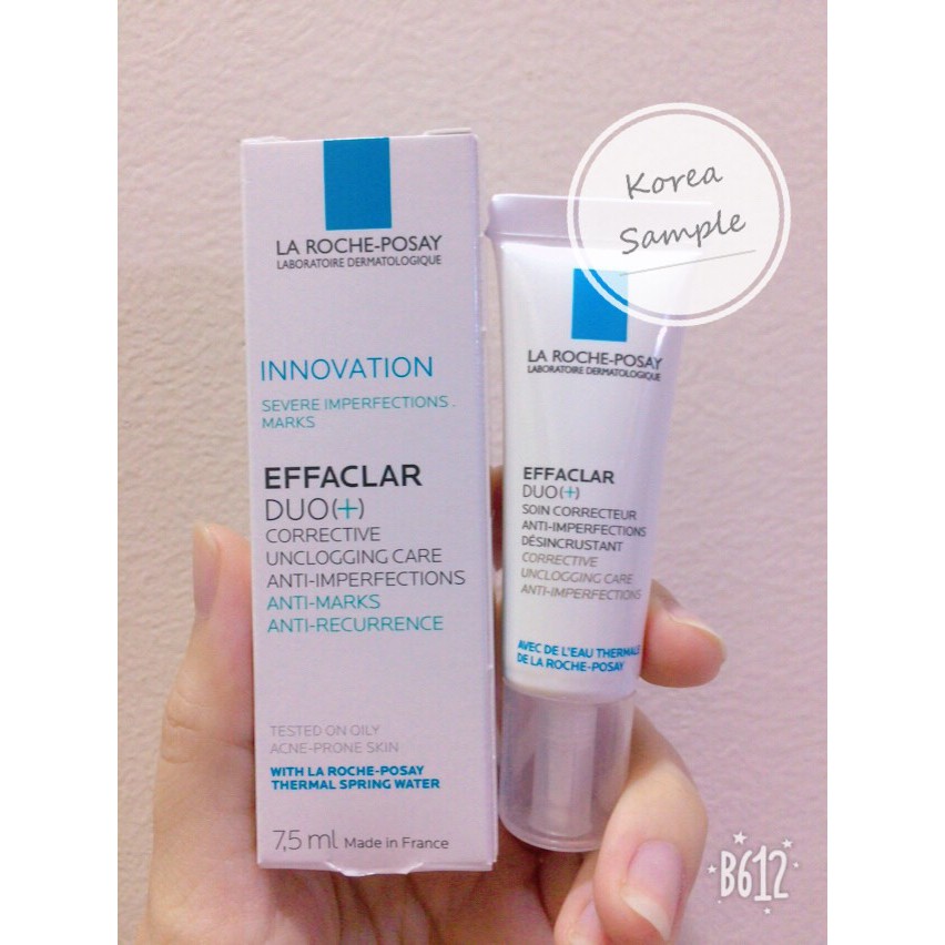 Kem ngừa mụn LA ROCHE POSAY EFACLAR Duo+ 7.5ml
