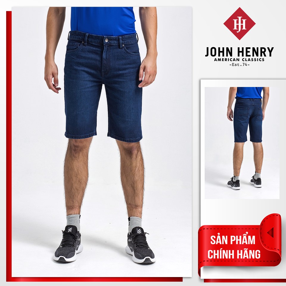 Quần shorts jean form vừa , phong cách trẻ trung, năng động thoải mái John Henry - SP21SS16-JN