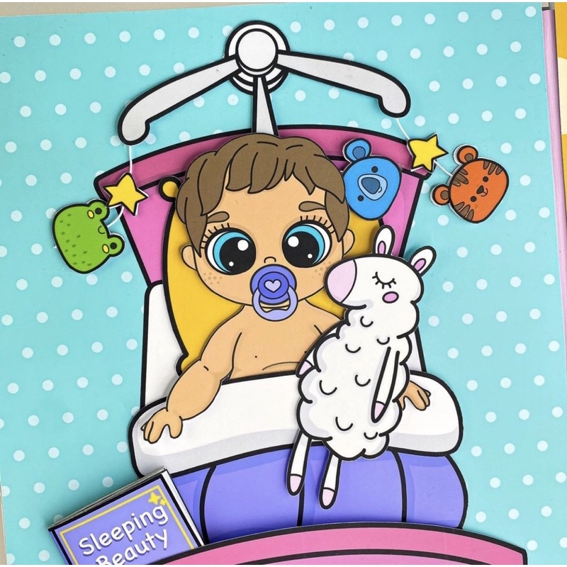 Ngôi nhà búp bê chủ đề Baby Care chăm sóc bé yêu